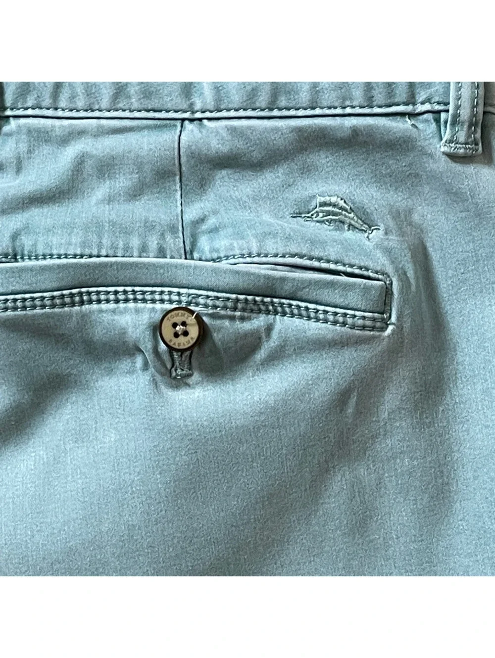 Tommy Bahama Boracay Green Chino Shorts Mens 34x10 Cotton
